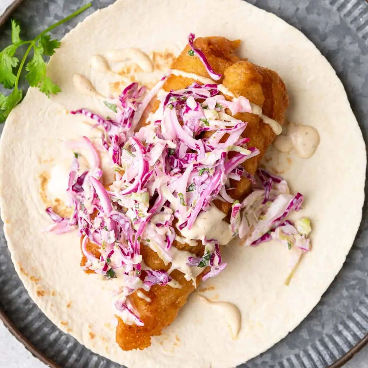 Beer Battered Cod Tacos