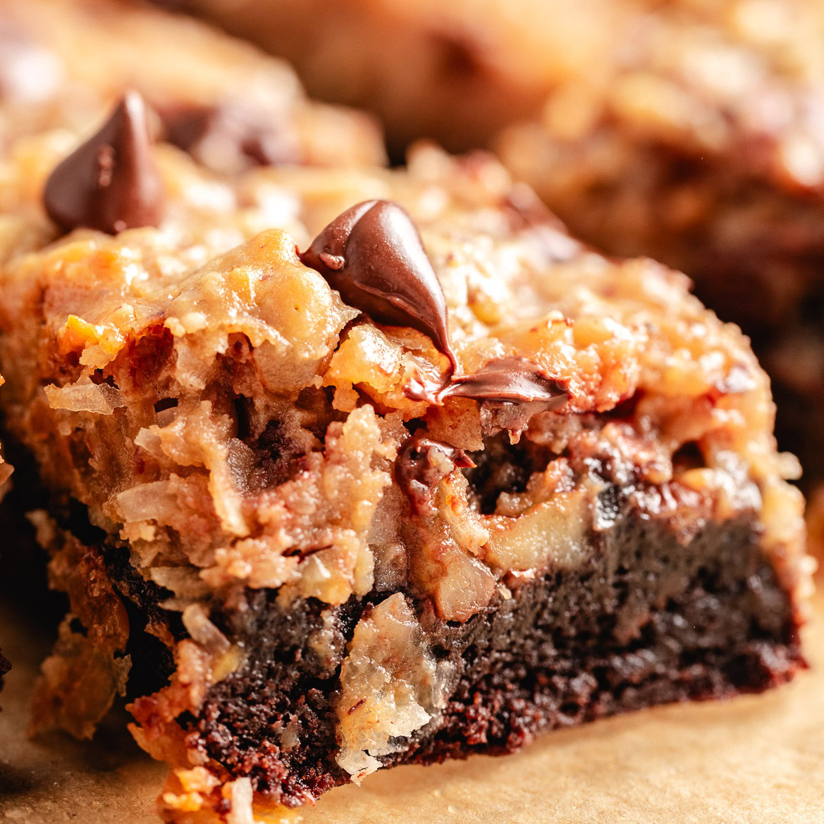 German Chocolate Brownies