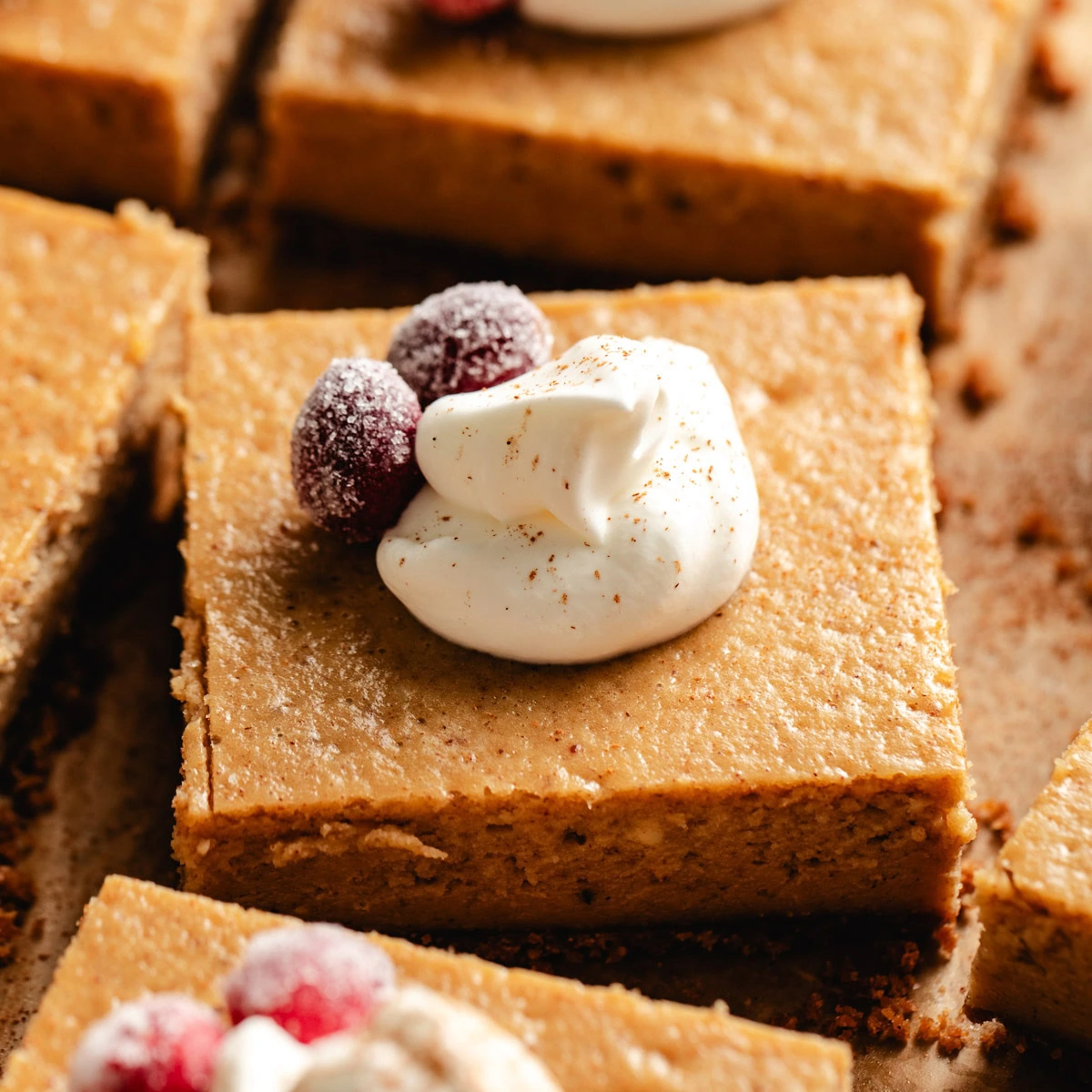 Gingerbread Cheesecake Bars