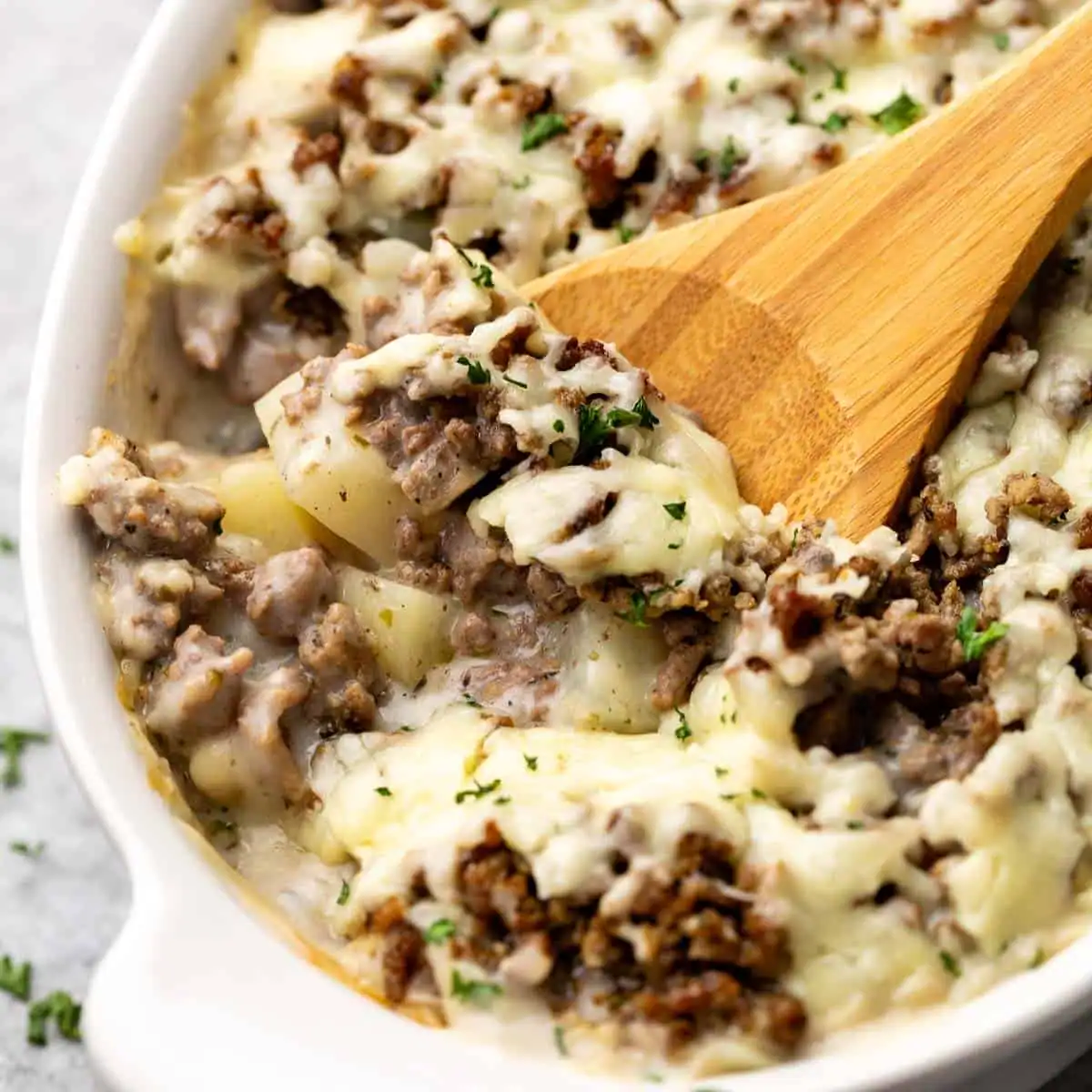Hamburger Potato Casserole