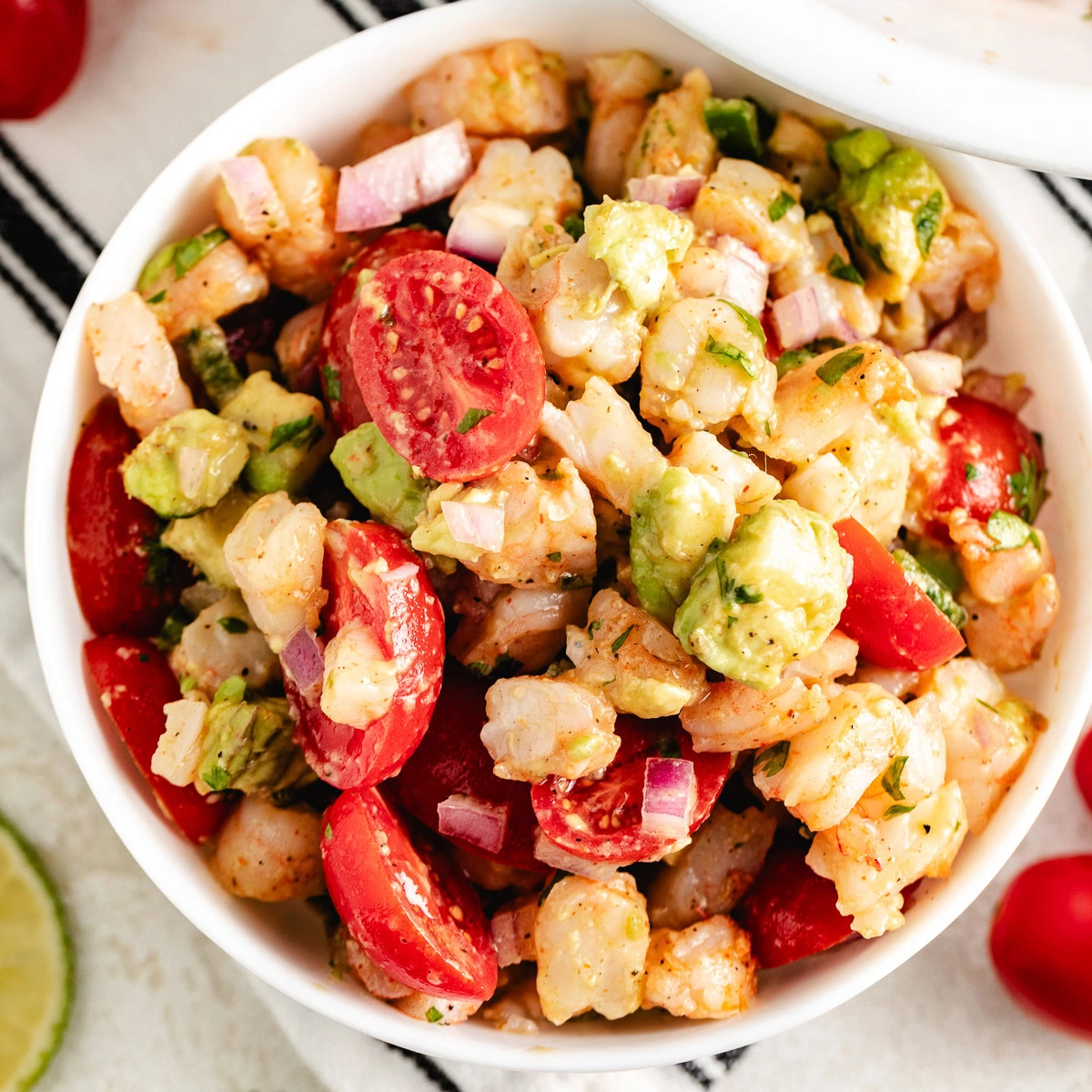 Chili Lime Shrimp and Avocado Salad